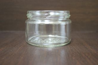 Стеклянная банка для меда 025 л. Т-О 82 мм